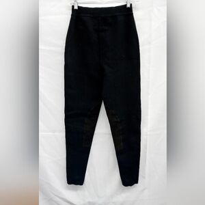 Jean Paul Gaultier Black Stretch Leggings Thick